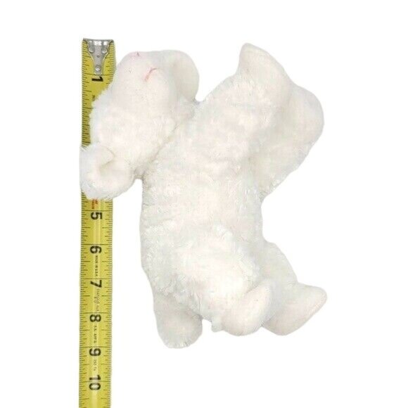 Gund Baby Winky Lamb Plush Sheep Lovey Ivory White 9" Stuffed Nursery Rattle - Picture 11 of 11